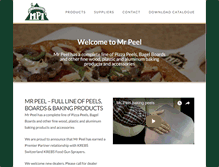 Tablet Screenshot of mrpeel.com